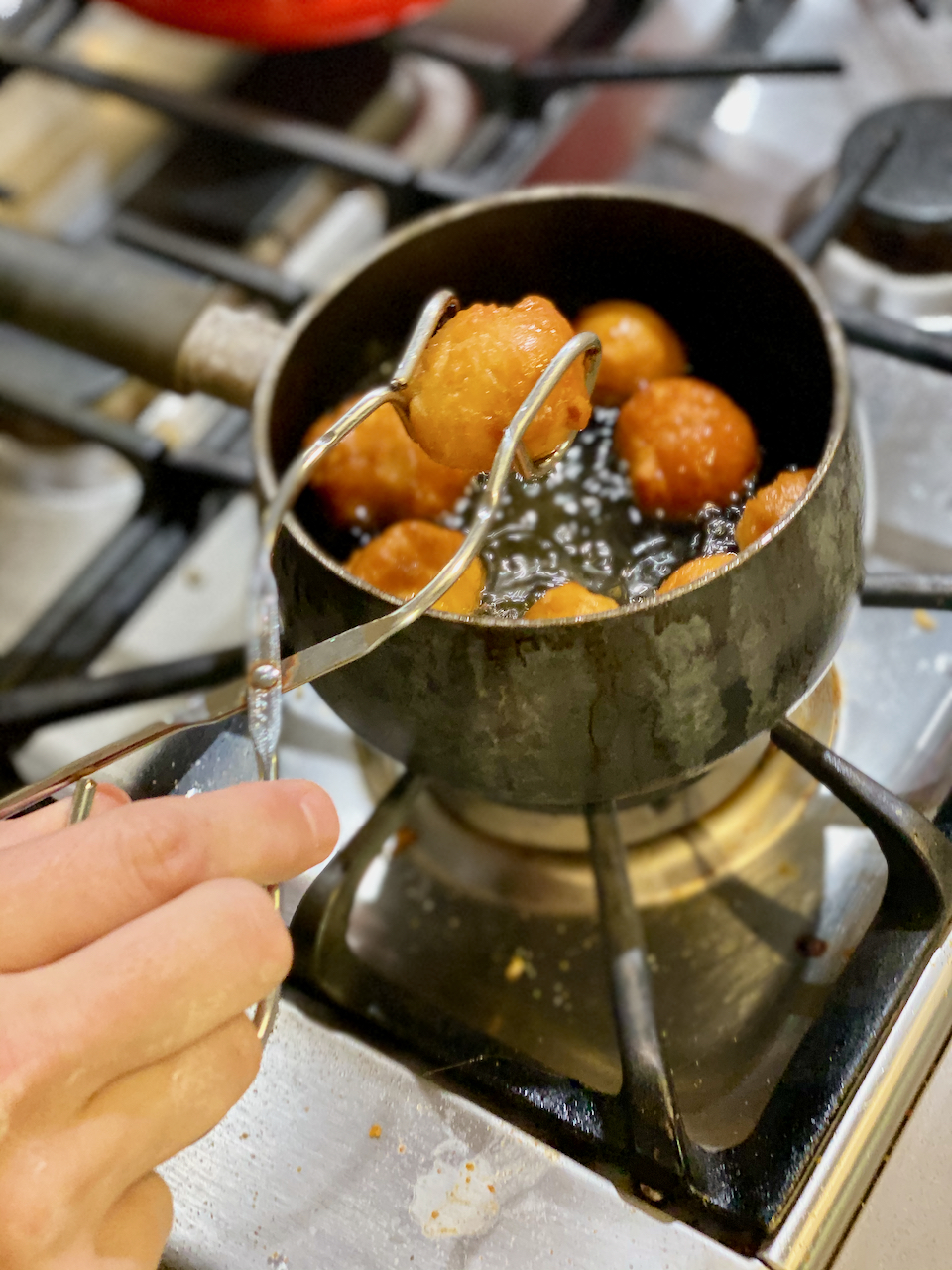 Frying Donuts