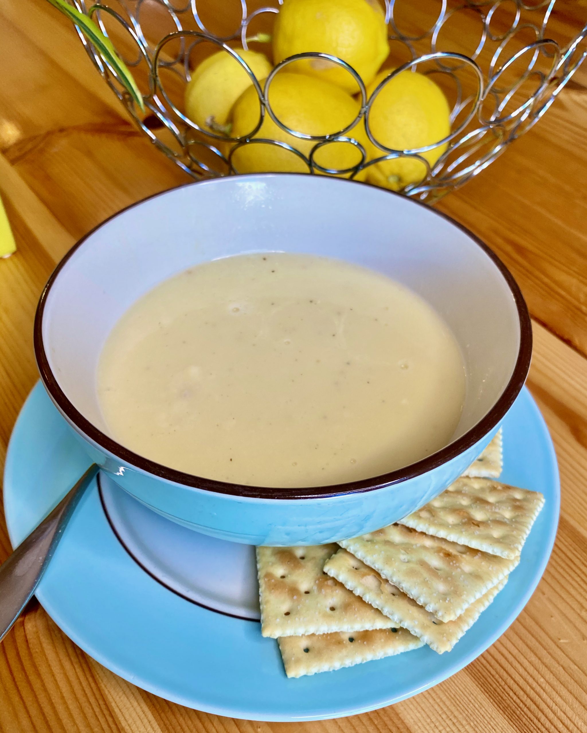 lemon rice soup