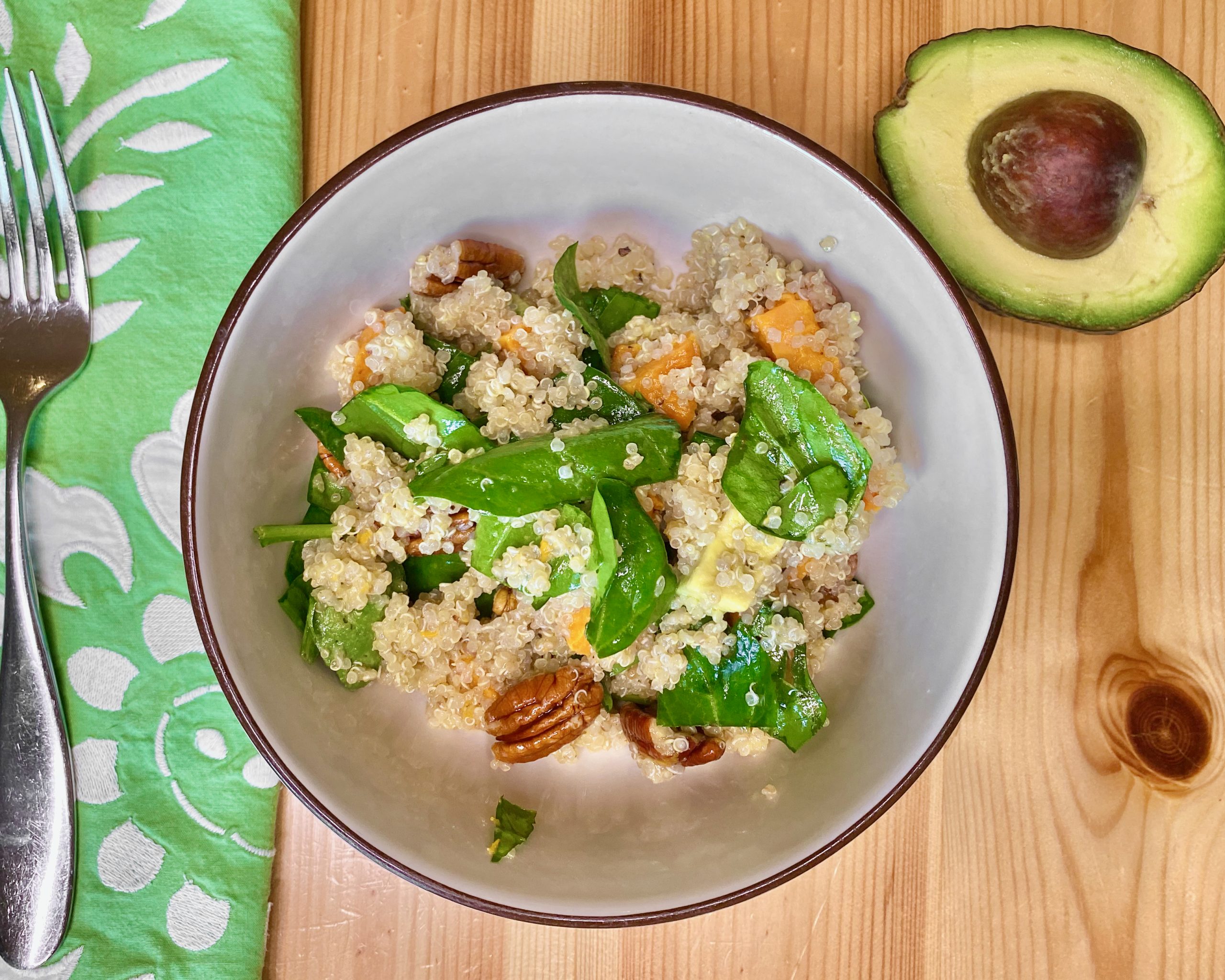 Quinoa Spinach Salad