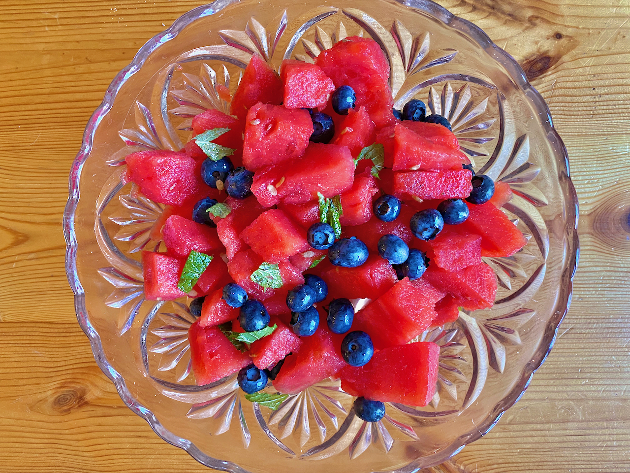 Watermelon Mint Salad