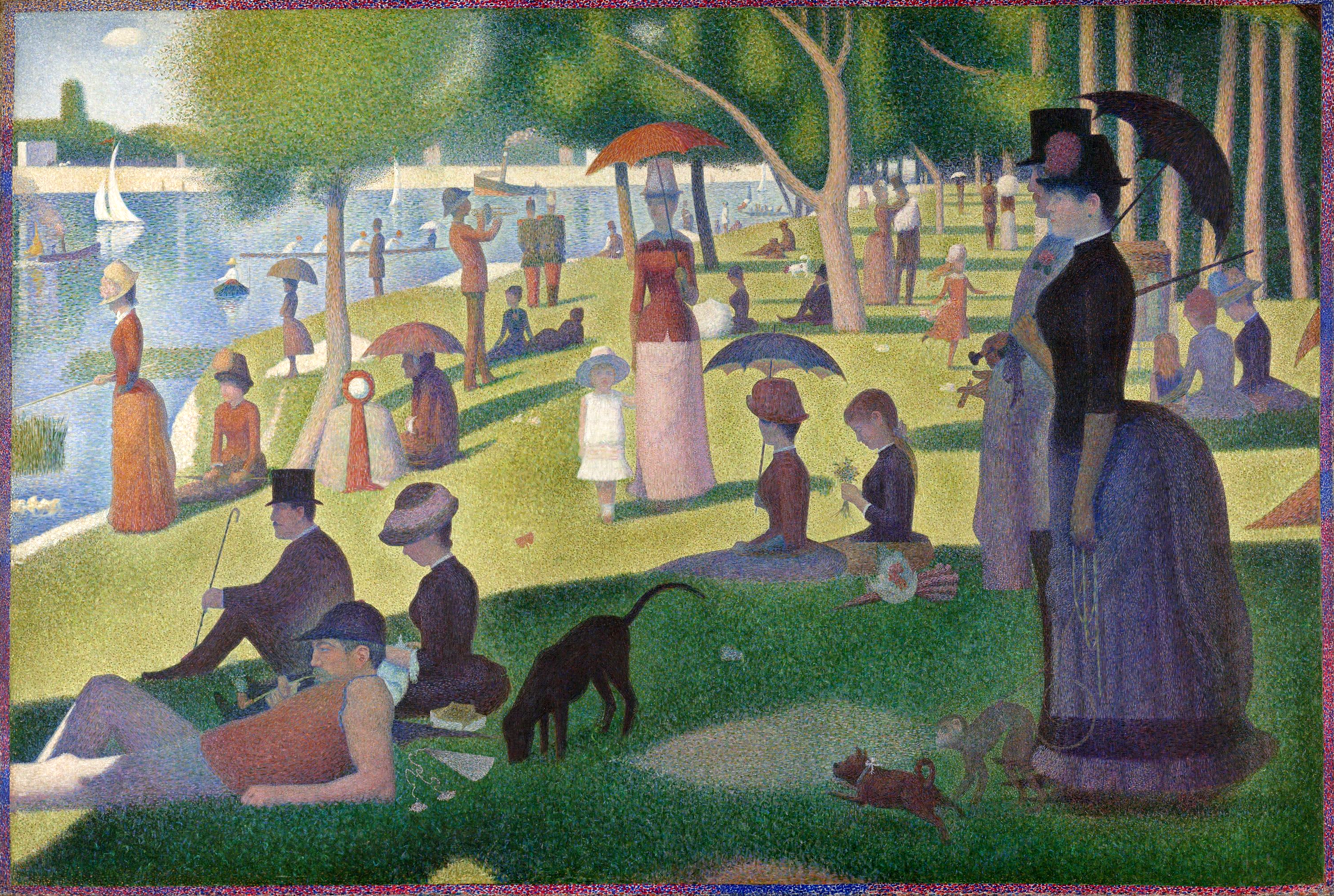 A Sunday on La Grande Jatte, Georges Seurat, 1884