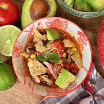 Chicken Tortilla Soup with Lime