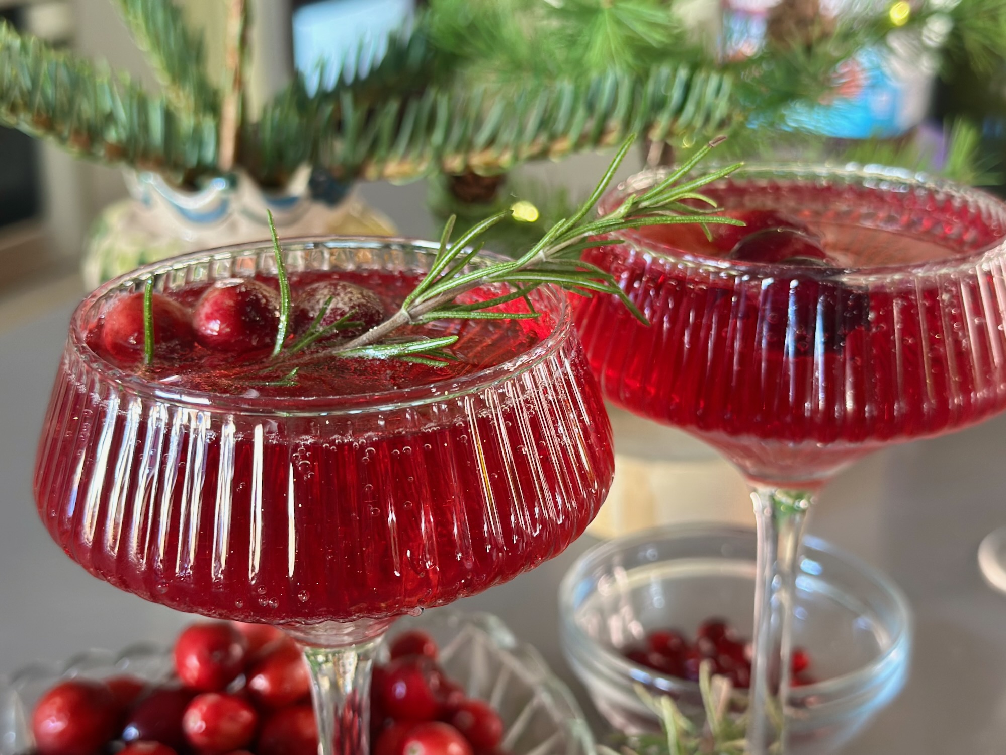 Cranberry Pomegranate Spritz