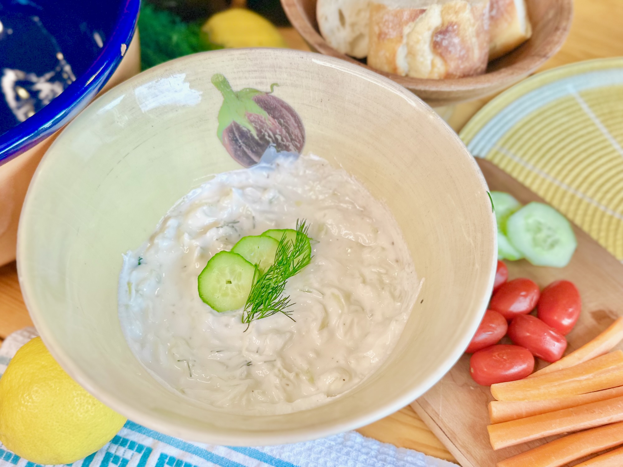 Authentic Greek Tzatziki Recipe (Easy Homemade with Greek Yogurt)